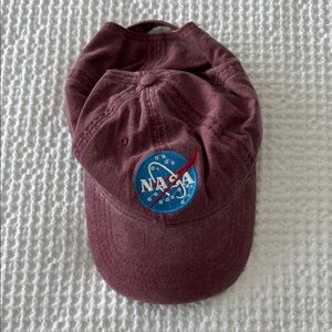 NASA Burgundy Cap